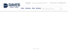 Tablet Screenshot of davesnewyork.com